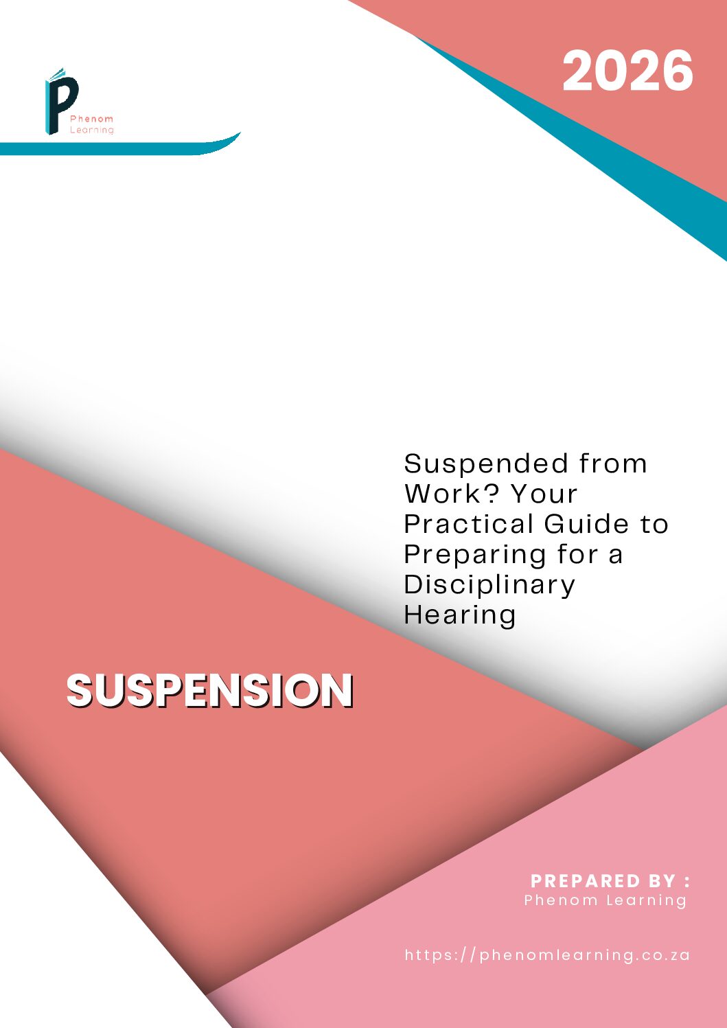 Suspended from Work? Your Practical Guide to Preparing for a Disciplinary Hearing (PDF download)